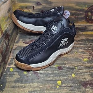 Fila Grant Hill 2 Woven‎  Black Gum Men's Size 9.5 1BM01363 022 New